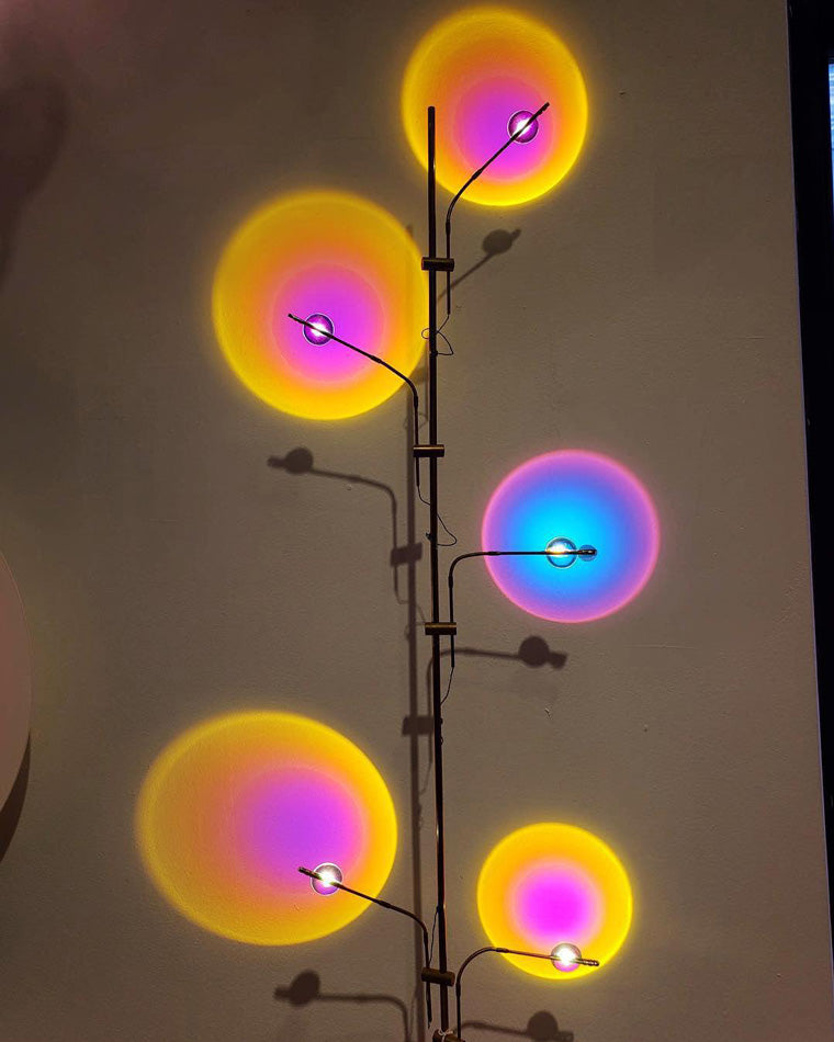 WOW 5-head Halo Projector Tree Floor Lamp-wow7020