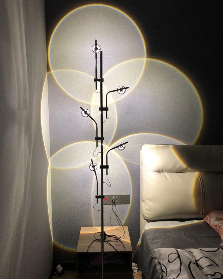 WOW 5-head Halo Projector Tree Floor Lamp-wow7020