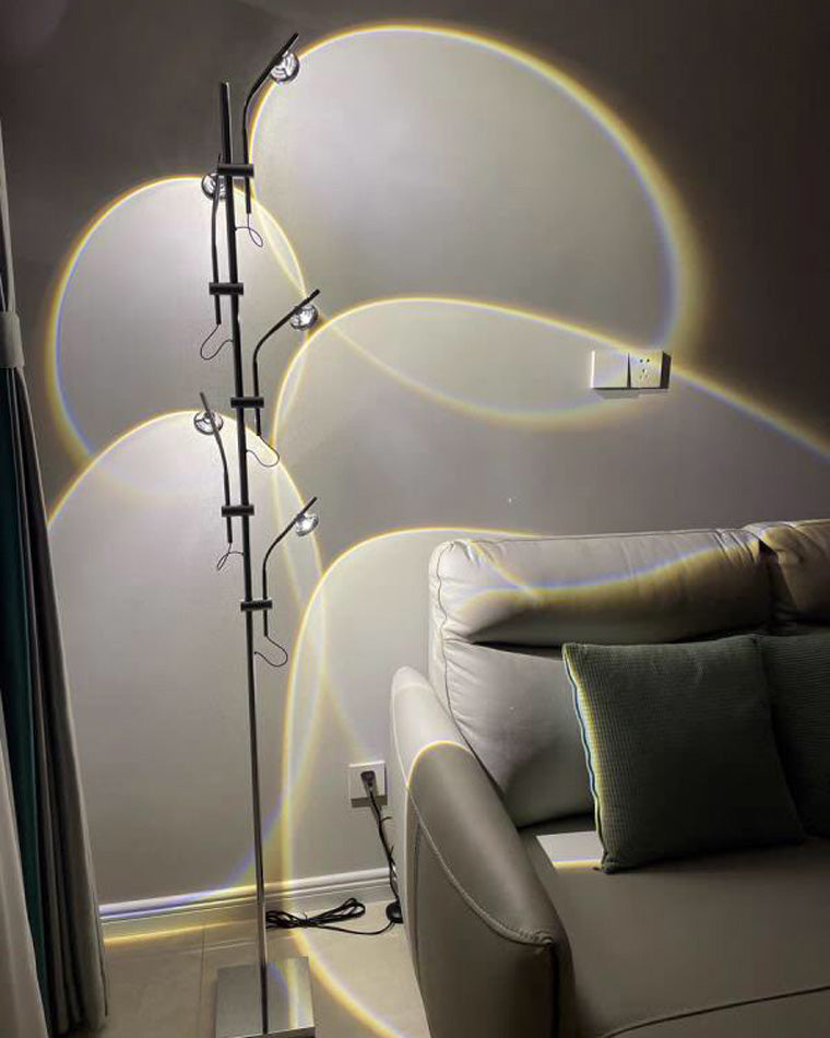 WOW 5-head Halo Projector Tree Floor Lamp-wow7020
