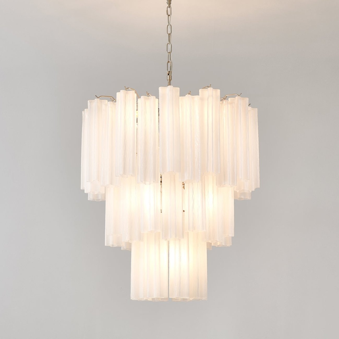 WOW Frosted Glass Tubes Gorgeous Chandelier-WOW5246