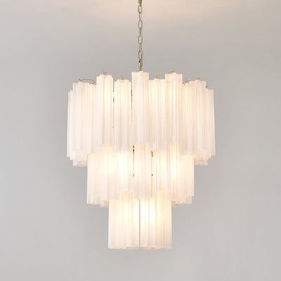 WOW Frosted Glass Tubes Gorgeous Chandelier-WOW5246