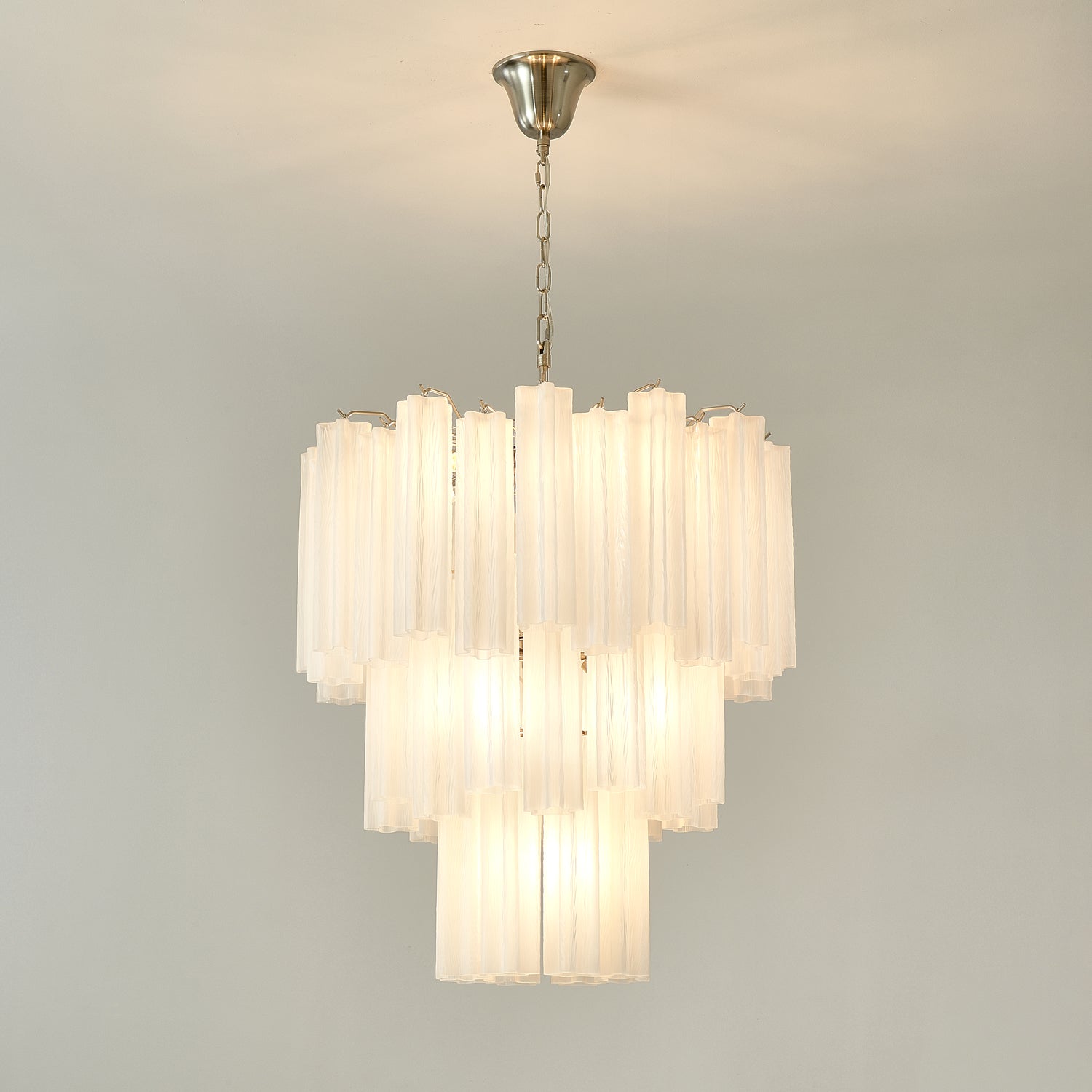 WOW Frosted Glass Tubes Gorgeous Chandelier-WOW5246