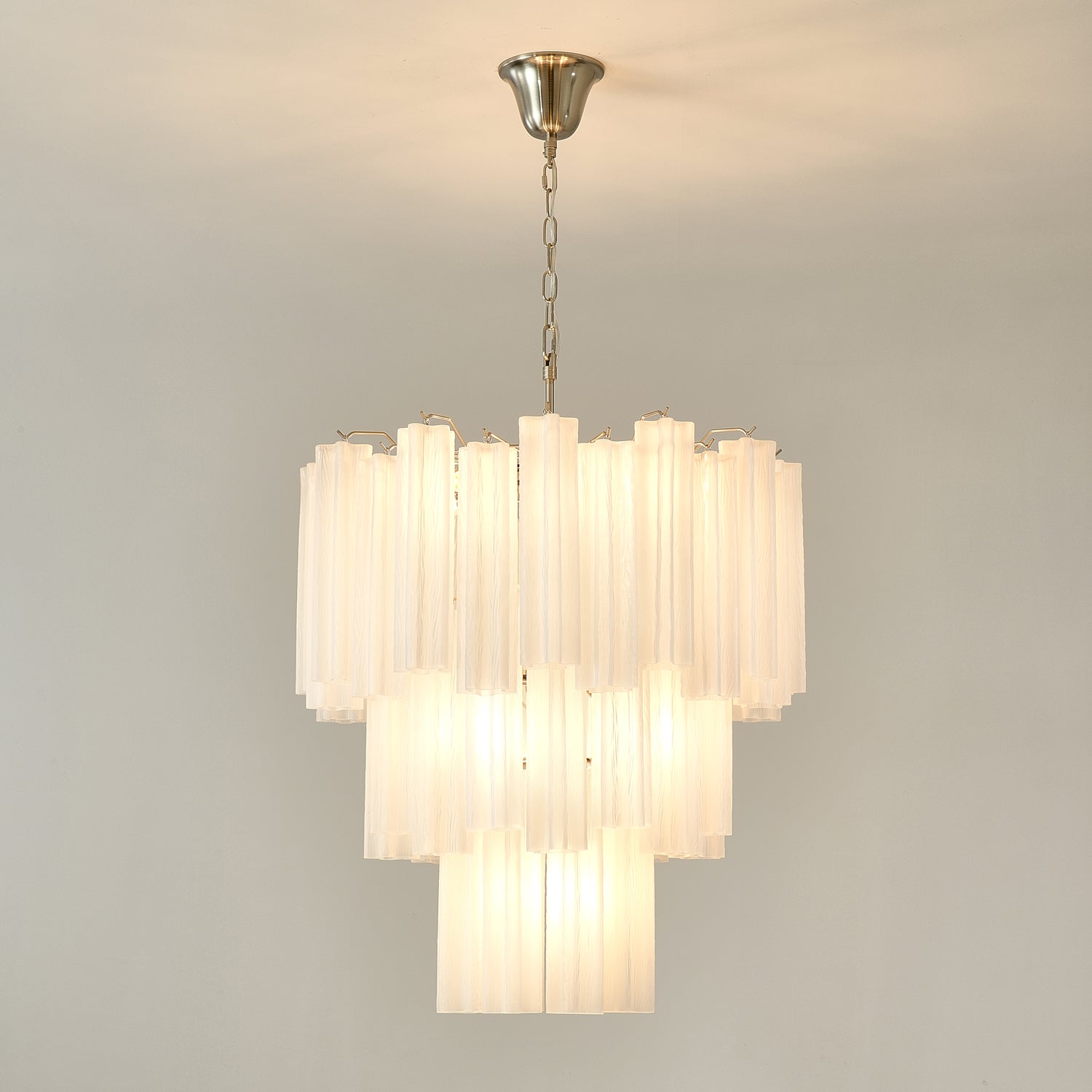 WOW Frosted Glass Tubes Gorgeous Chandelier-WOW5246