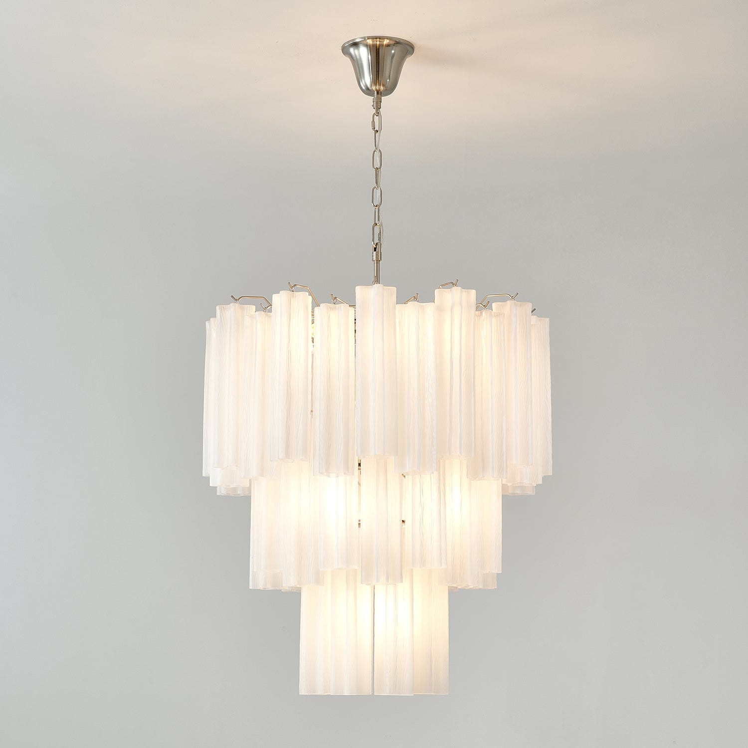 WOW Frosted Glass Tubes Gorgeous Chandelier-WOW5246