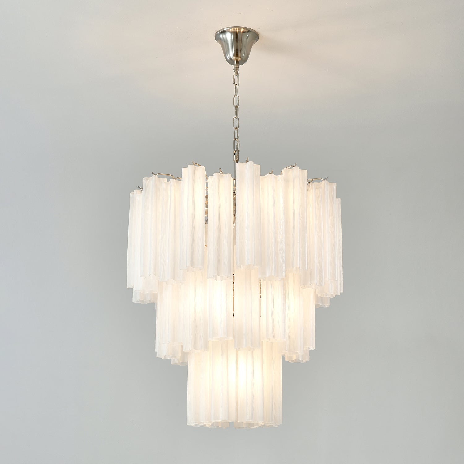WOW Frosted Glass Tubes Gorgeous Chandelier-WOW5246