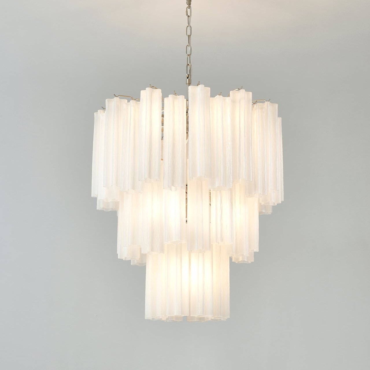 WOW Frosted Glass Tubes Gorgeous Chandelier-WOW5246