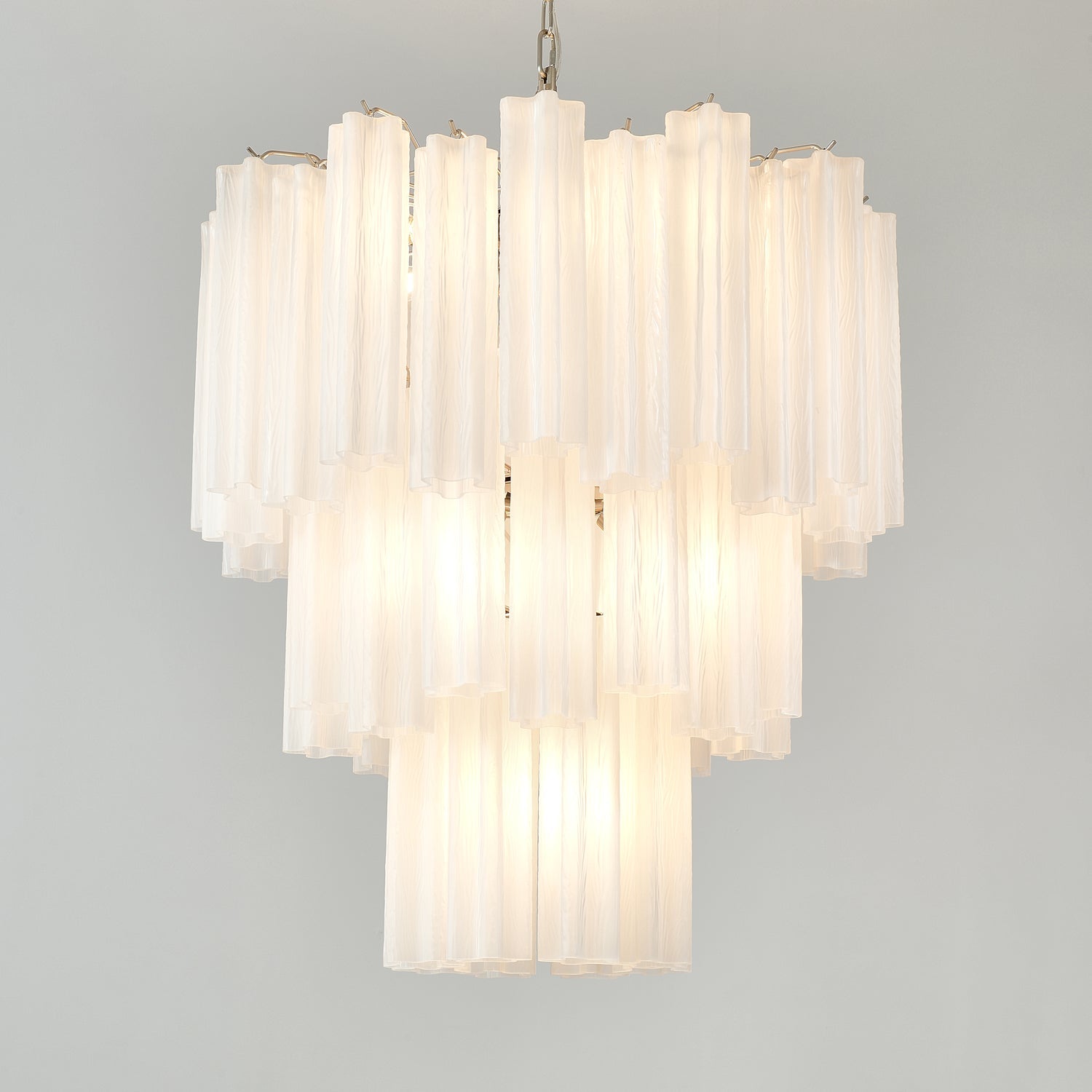 WOW Frosted Glass Tubes Gorgeous Chandelier-WOW5246