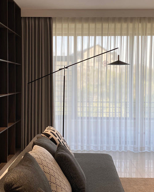 WOW Cantilever Reading Floor Lamp over the Couch-wow7025