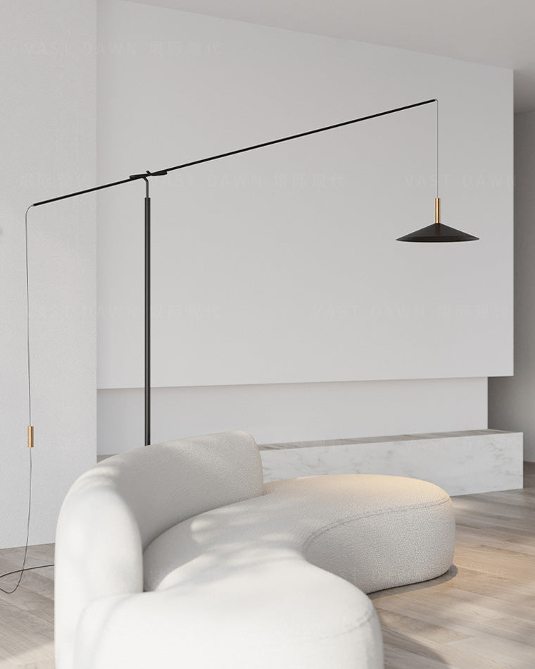 WOW Cantilever Reading Floor Lamp over the Couch-wow7025