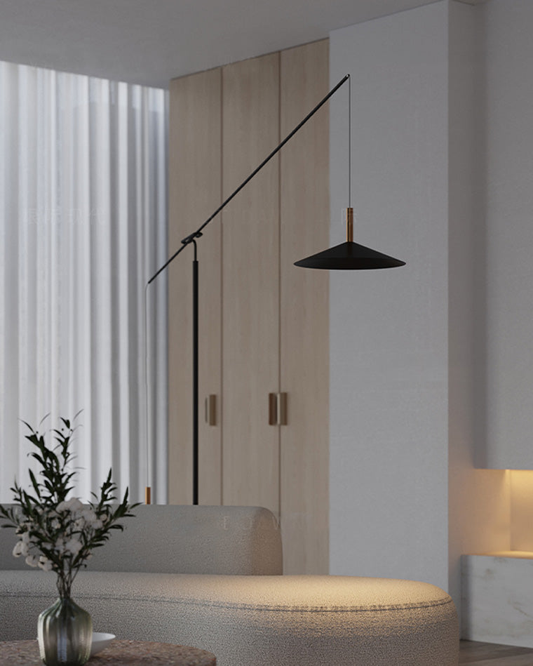 WOW Cantilever Reading Floor Lamp over the Couch-wow7025