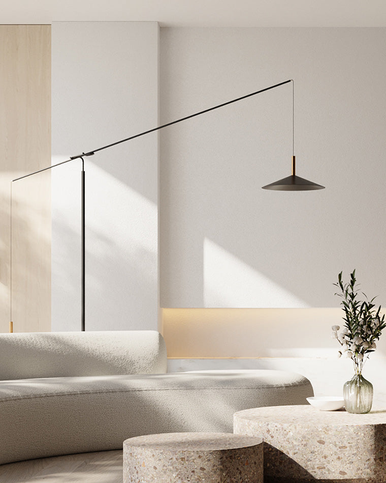 WOW Cantilever Reading Floor Lamp over the Couch-wow7025