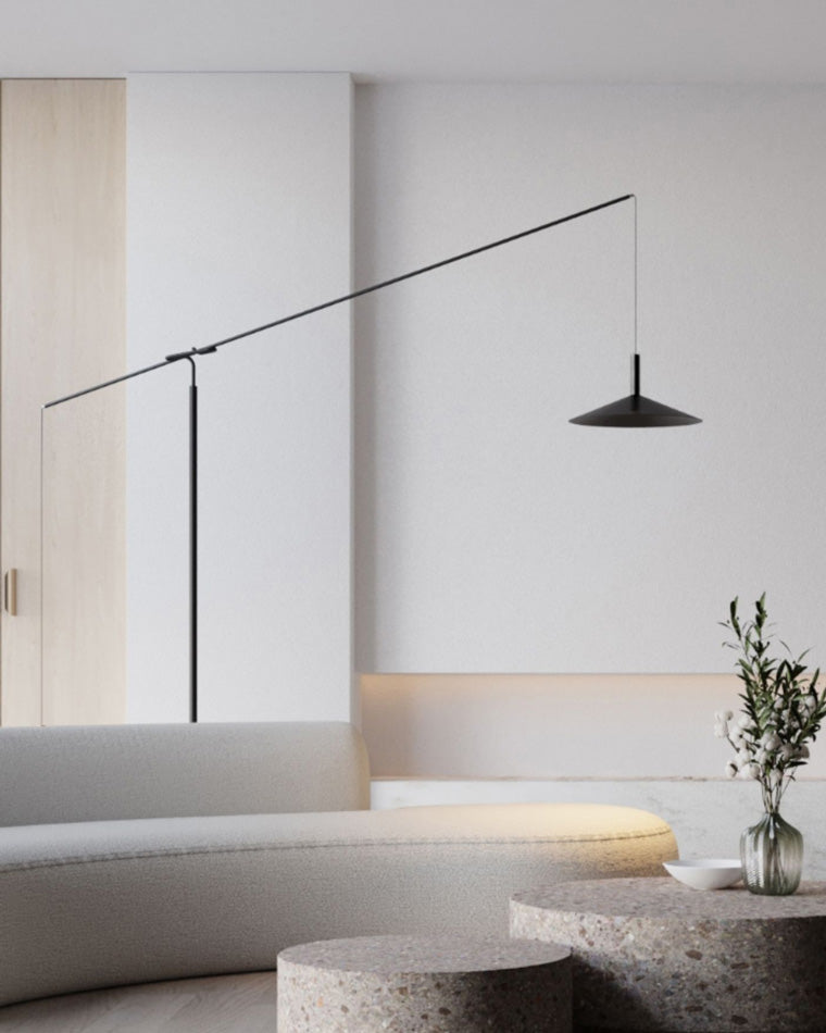 WOW Cantilever Reading Floor Lamp over the Couch-wow7025