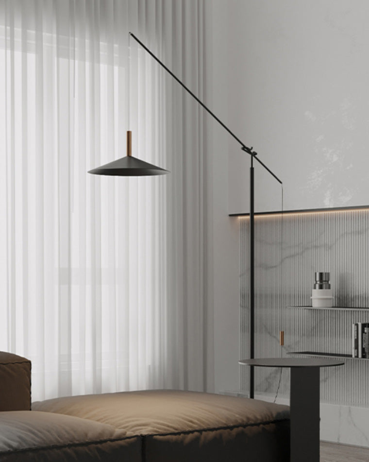 WOW Cantilever Reading Floor Lamp over the Couch-wow7025