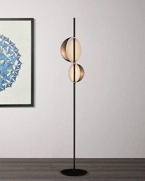 WOW 2-bulb Semi-Globe Floor Lamp-wow7026