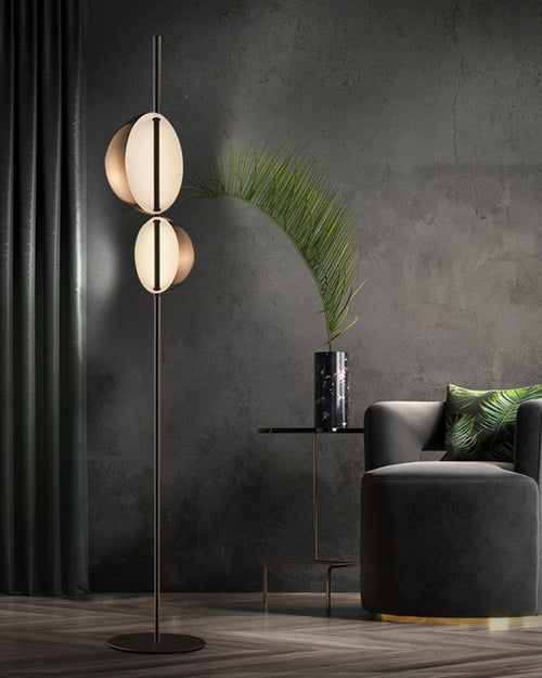 WOW 2-bulb Semi-Globe Floor Lamp-wow7026