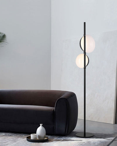 WOW 2-bulb Semi-Globe Floor Lamp-wow7026