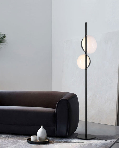 WOW 2-bulb Semi-Globe Floor Lamp-wow7026