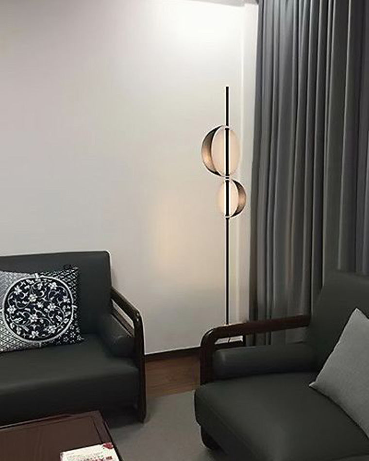 WOW 2-bulb Semi-Globe Floor Lamp-wow7026