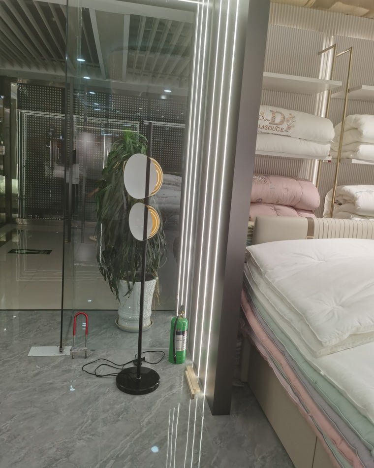 WOW 2-bulb Semi-Globe Floor Lamp-wow7026
