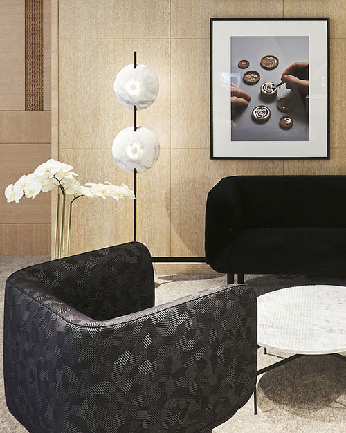WOW 2-bulb Marble Floor Lamp-wow7032