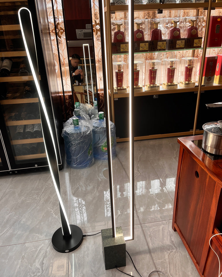 WOW Rectangular LED Marble Floor Lamp-wow7039