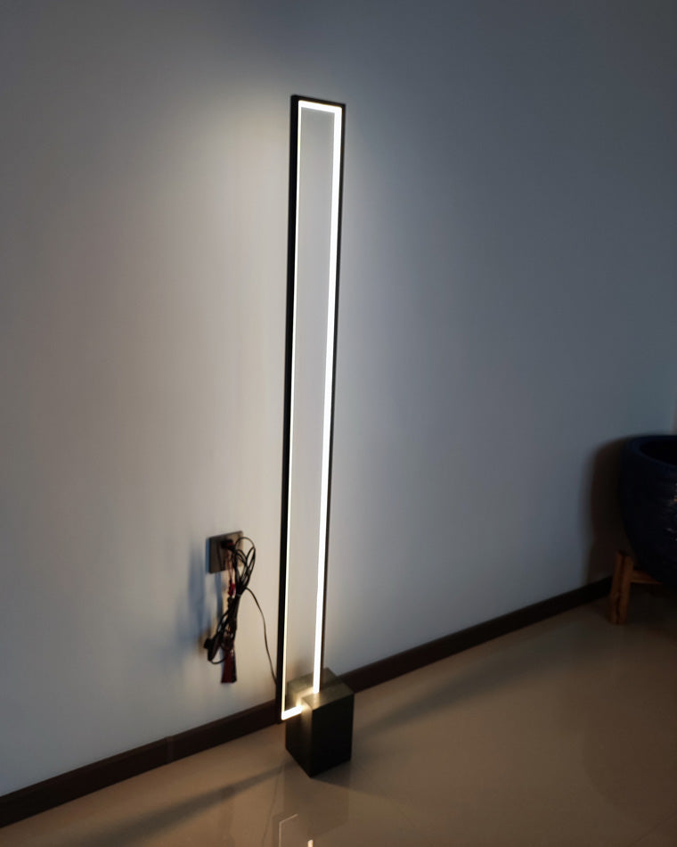 WOW Rectangular LED Marble Floor Lamp-wow7039