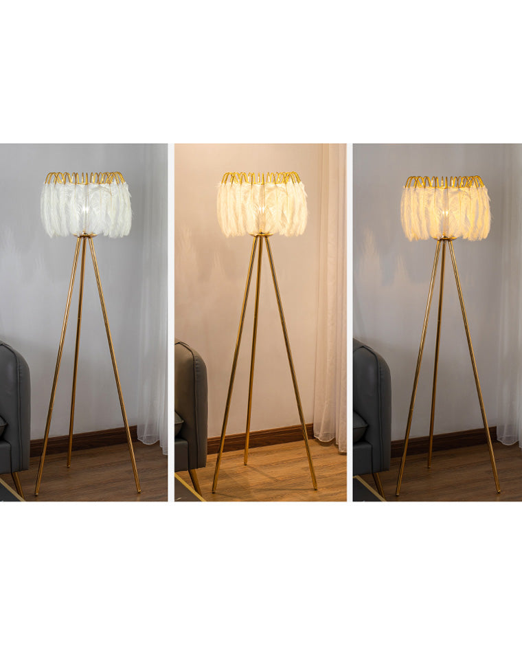 WOW Tripod Feather Floor Lamp-wow7051