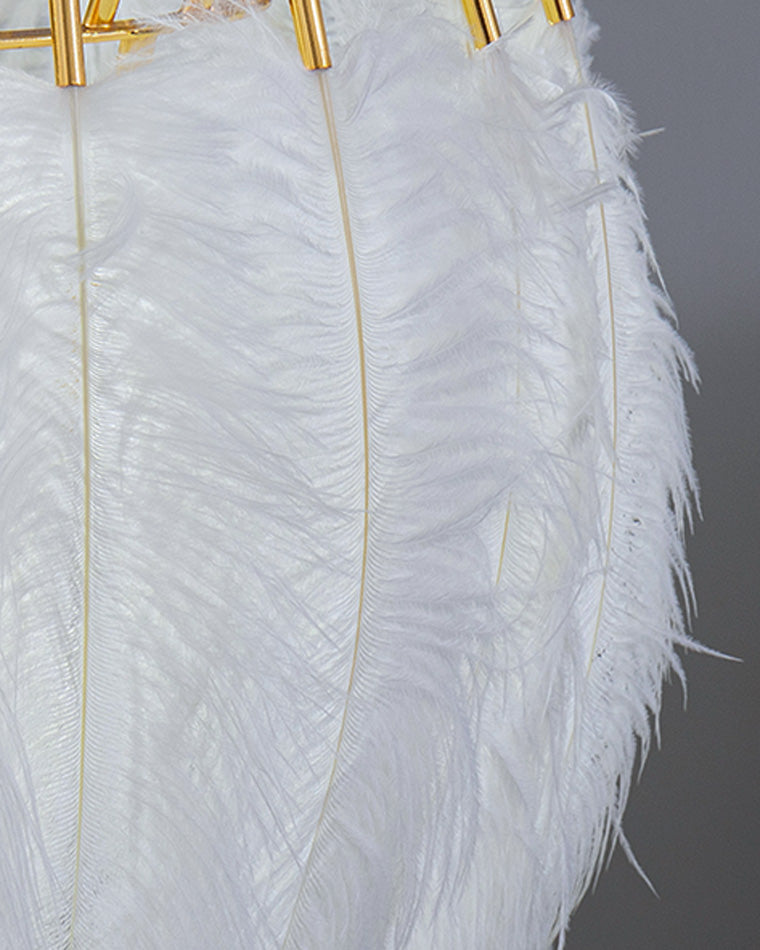 WOW Tripod Feather Floor Lamp-wow7051