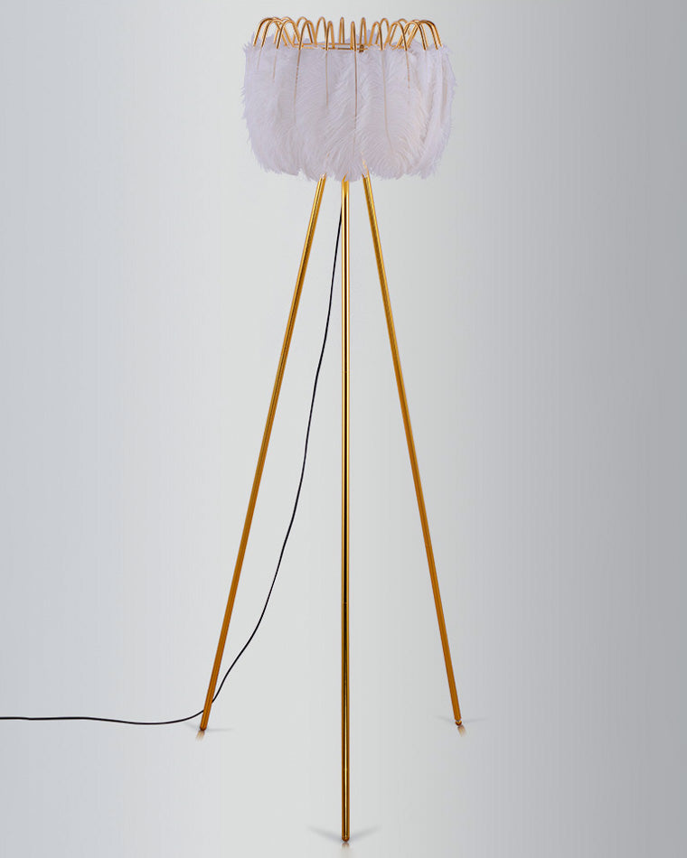 WOW Tripod Feather Floor Lamp-wow7051
