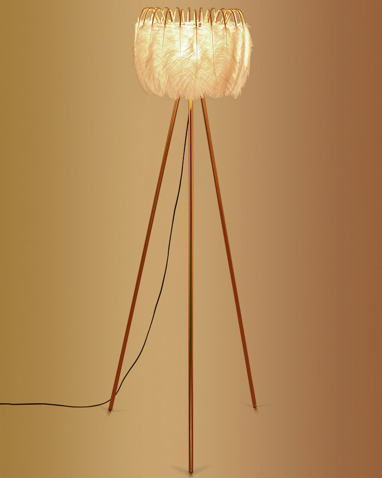 WOW Tripod Feather Floor Lamp-wow7051