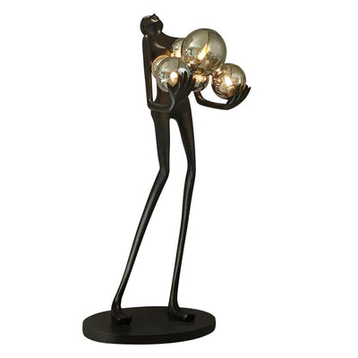 WOW Sculptural Glass Globe Floor Lamp-wow7083