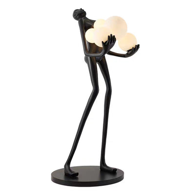 WOW Sculptural Glass Globe Floor Lamp-wow7083