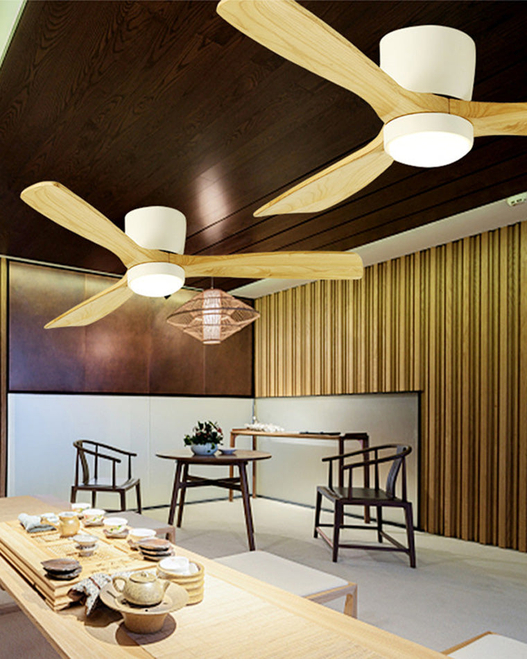 WOW Large Low Profile Ceiling Fan Lamp-wow5052
