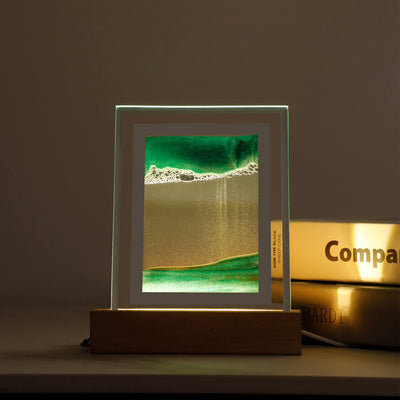 Creative Quicksand Painting LED Night Light