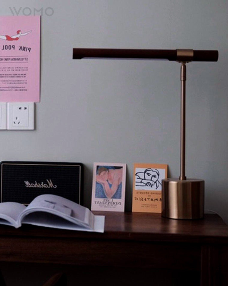WOW Walnut-lookalike Cantilever Table Lamp-wow8010