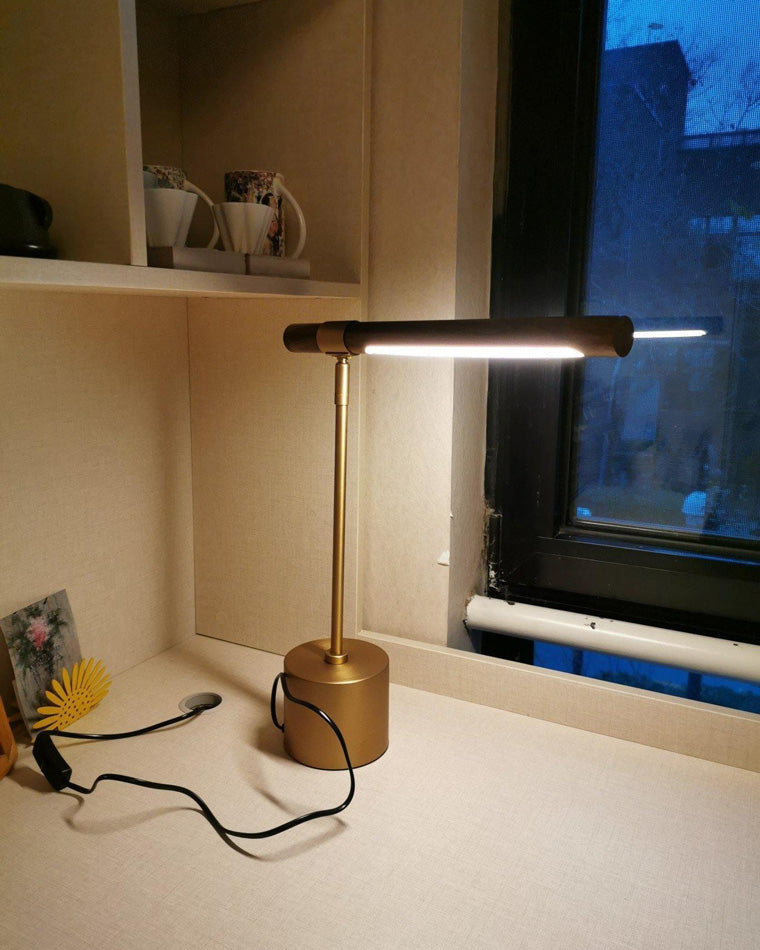 WOW Walnut-lookalike Cantilever Table Lamp-wow8010