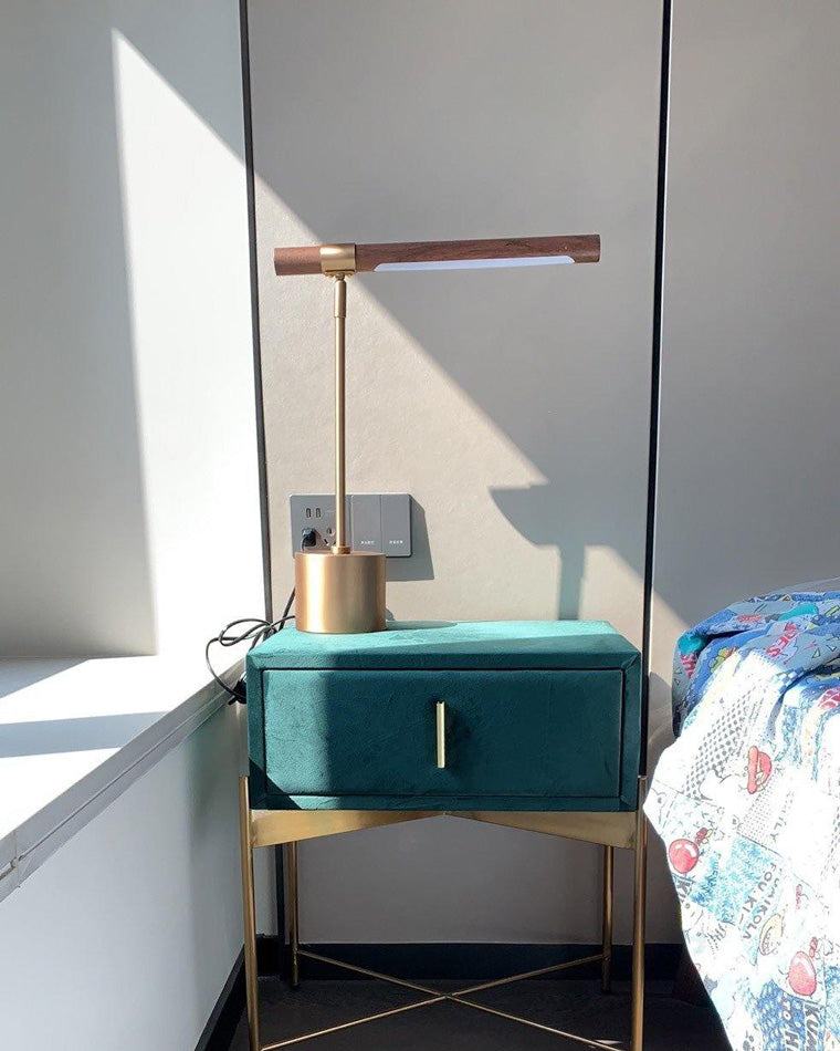 WOW Walnut-lookalike Cantilever Table Lamp-wow8010