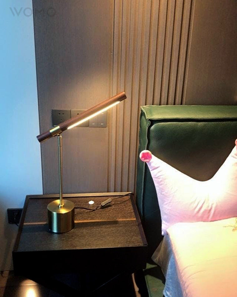 WOW Walnut-lookalike Cantilever Table Lamp-wow8010