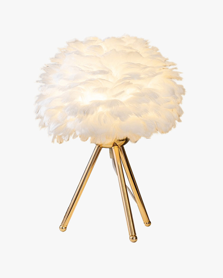 WOW Feather Tripod Table Lamp-wow8014
