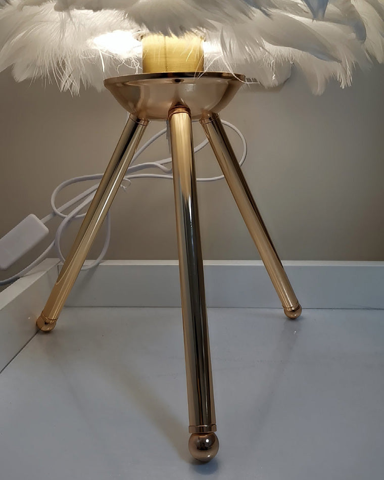 WOW Feather Tripod Table Lamp-wow8014