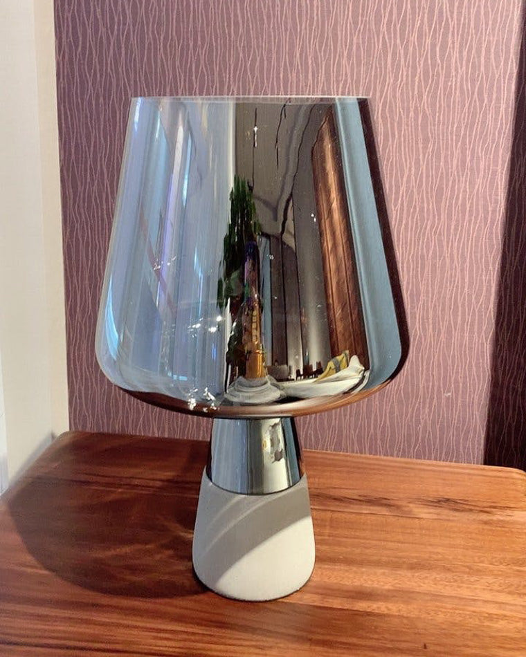 WOW Smoked Glass Table Lamp-wow8018