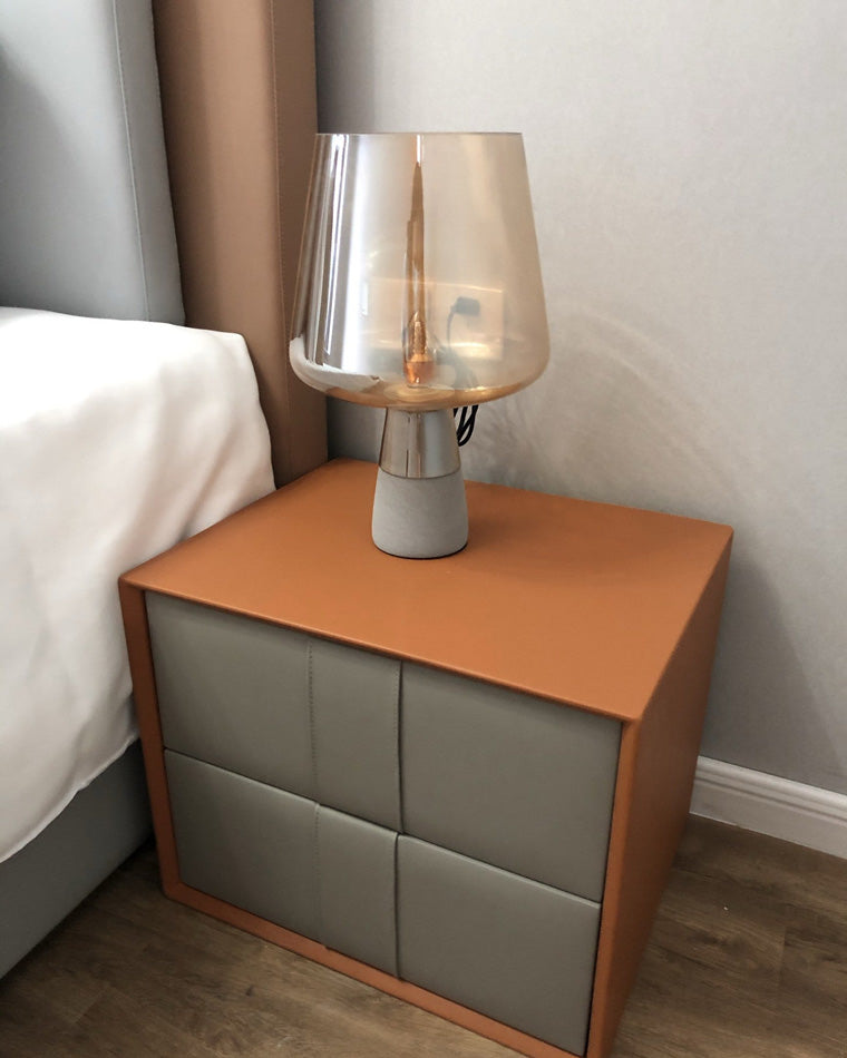WOW Smoked Glass Table Lamp-wow8018