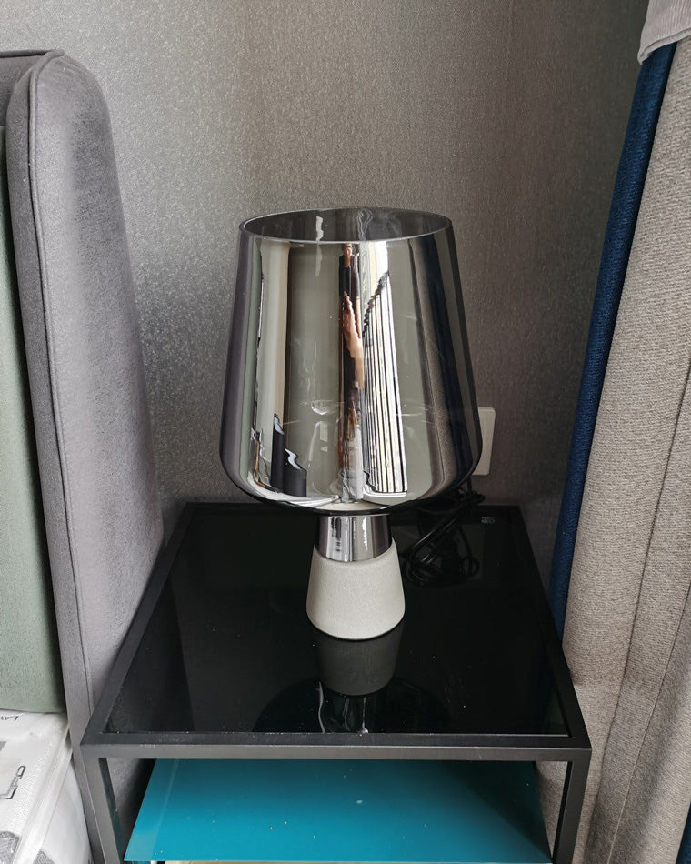 WOW Smoked Glass Table Lamp-wow8018