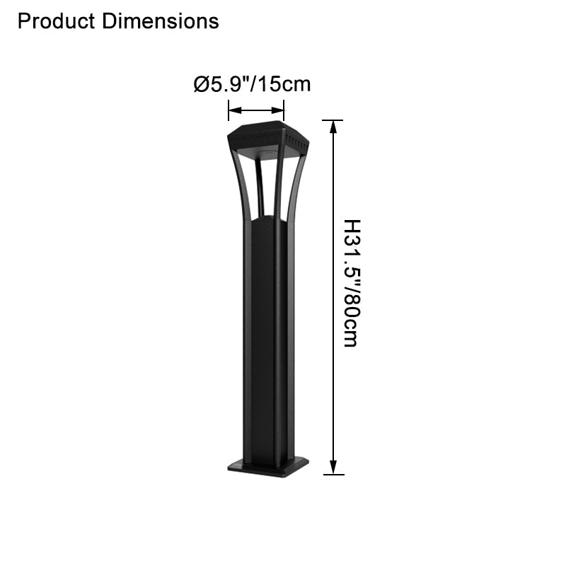WOW Hardwired Bollard Light-wow9053