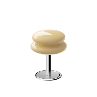 LED Cream Glass Table Lamp