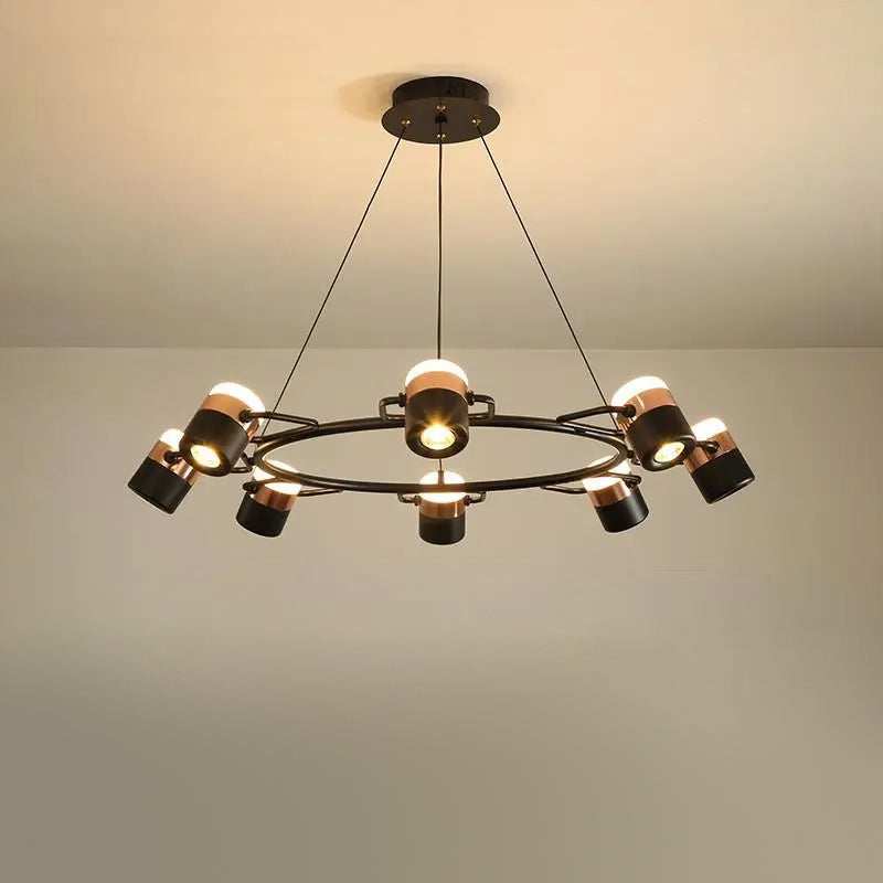 WOW Adjustable Rose Gold Round Chandelier-wow2645
