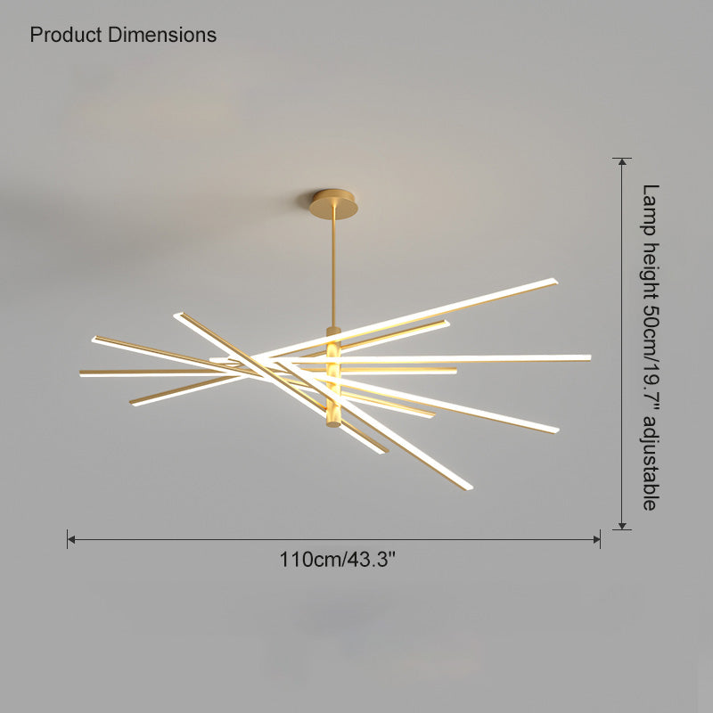 WOW Adjustable Linear Led Chandelier-wow2026