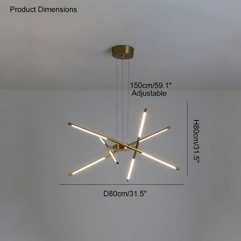 WOW Light Rods LED Chandelier-wow2034