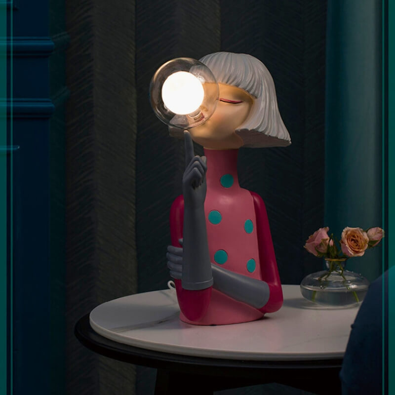 Blowing Bubbles Girl