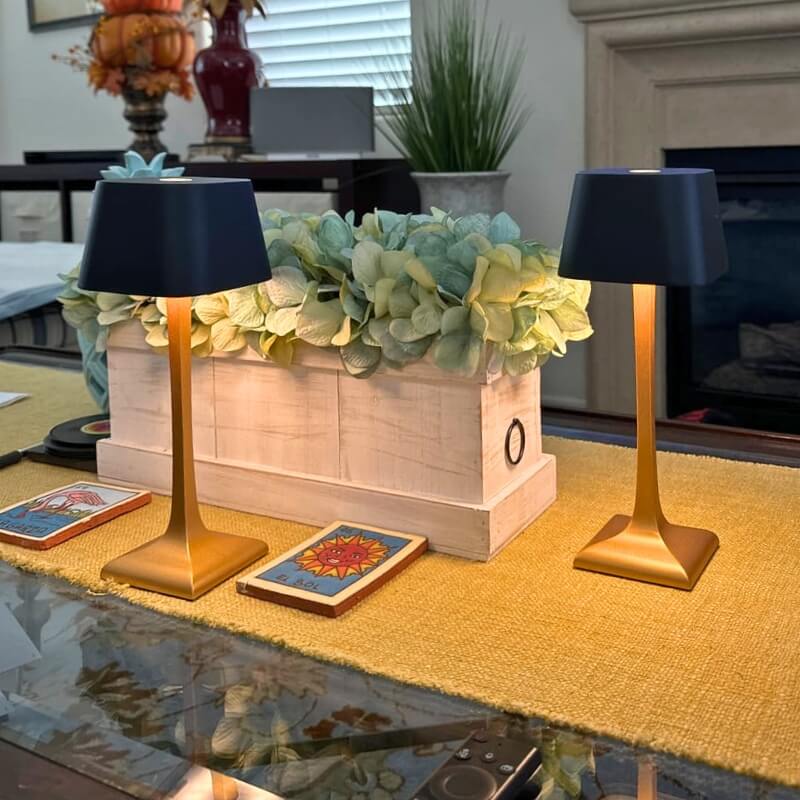 LED Metal Cordless Table Lamp